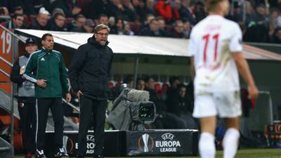 Jürgen Klopp  frustrated as Liverpool fluff their lines in Germany