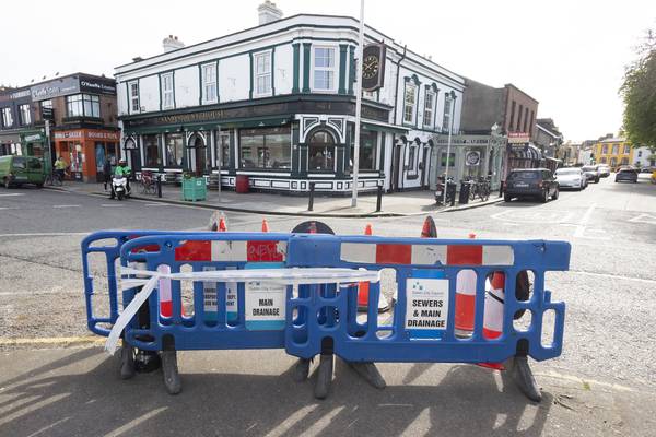 Sandymount sinkhole created by ‘water ingress’ to be repaired today