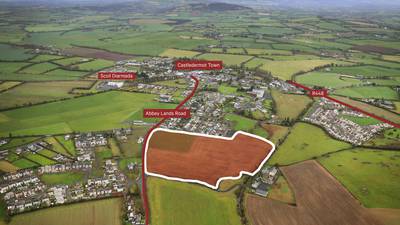 Kildare lands with scope for more than 150 homes guiding at €1.5m