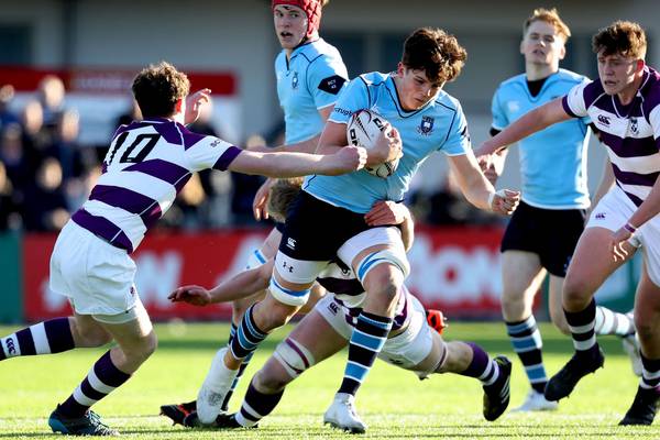 St Michael’s take down Clongowes to set up Belvedere semi-final