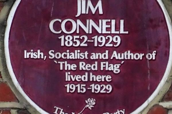 The Irishman who wrote socialist anthem The Red Flag