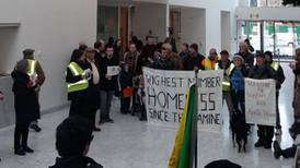Cork homeless campaigners protest in solidarity with Apollo House