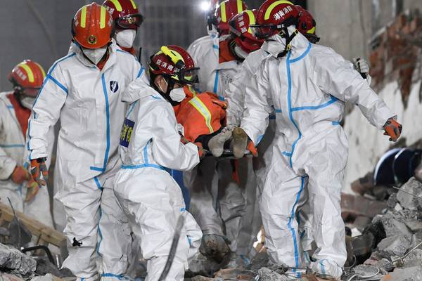 Survivor found six days after China building collapse