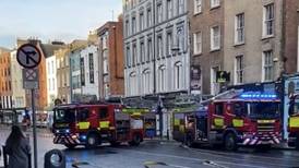 Dame Street blaze causes traffic diversions in Dublin city centre