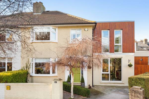 Thoroughly modern makeover on tucked away Ranelagh road for €950k