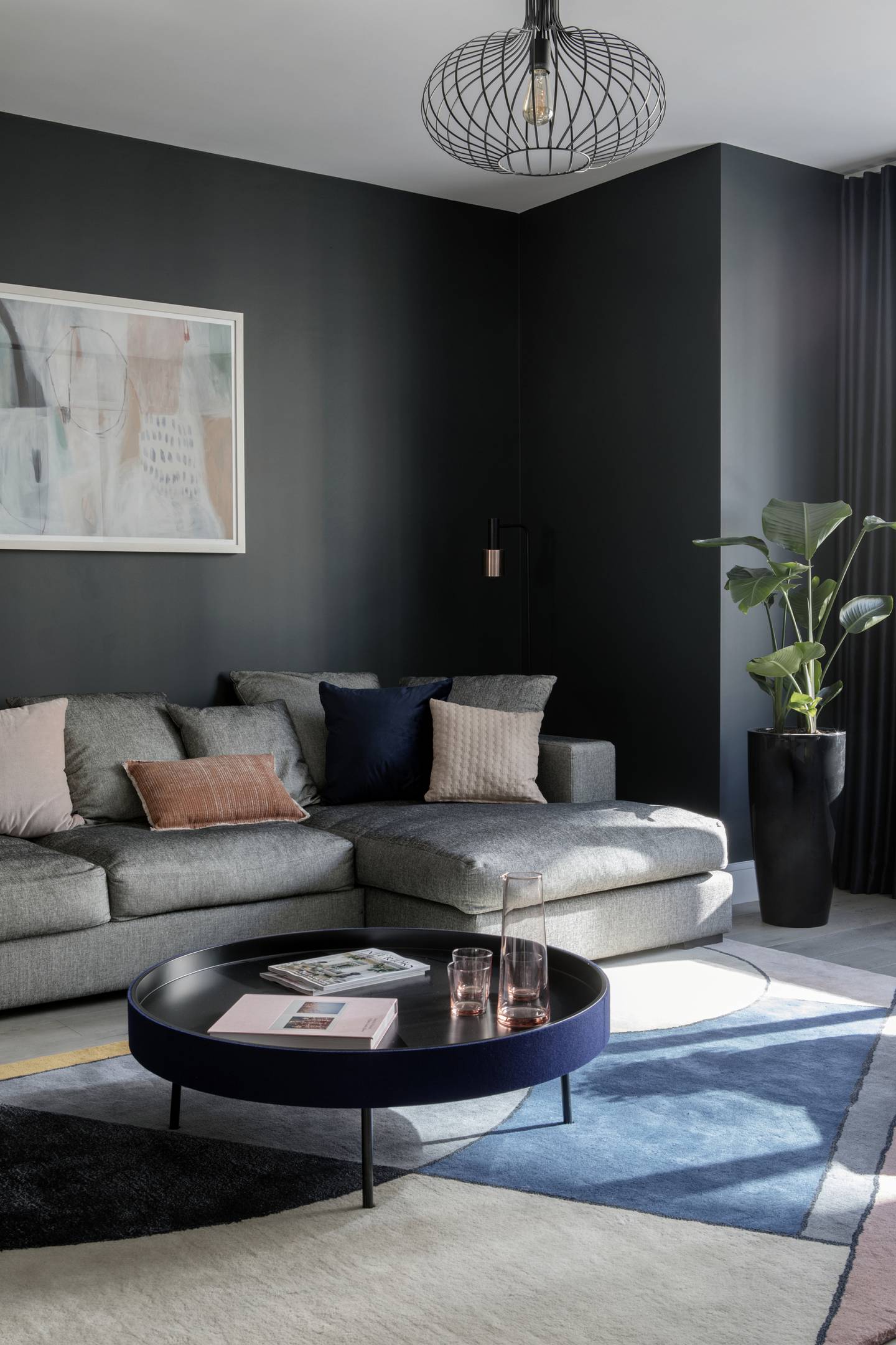 A living room designed by Optimise Design.