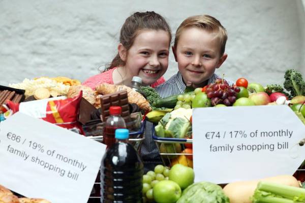 Irish families turn junk food into staples of shopping basket