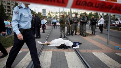 Arab driver shot dead after ramming Jerusalem pedestrians