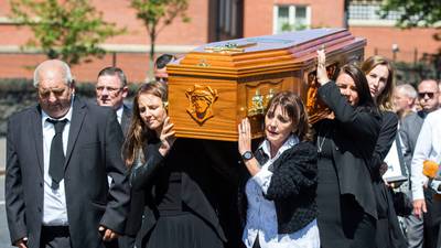 Funeral of Jean McConville’s son Billy takes place in west Belfast