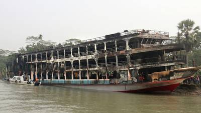 Ferry fire kills at least 39 in southern Bangladesh