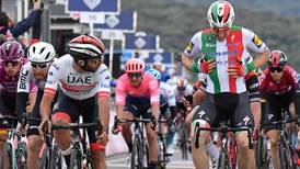 Gaviria takes Giro stage three after Viviani disqualified