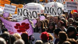 Thousands march in Madrid against planned abortion limits