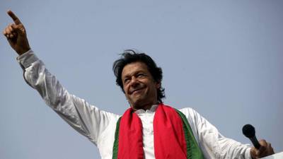 Pakistani opposition leader Imran Khan says talks with government suspended