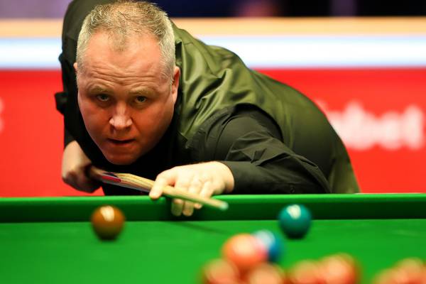 John Higgins makes his maiden Crucible 147 but crashes out