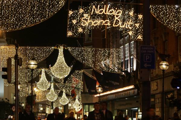 ‘Nollaig Shona Duit’ Christmas lights to return to Grafton St