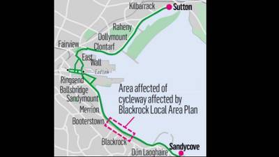 Dispute over route of new walk and cycleway along Dublin Bay