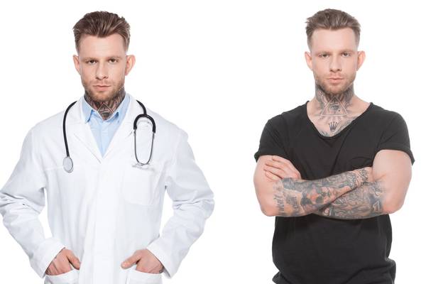 ‘I would be horrified to see tattoos or a nose ring on an attending doctor’