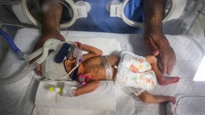 Gazans mourn baby who dies after rescue from dead mother’s womb