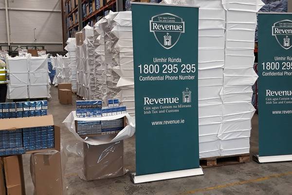 Revenue seizes 8m cigarettes after x-ray exposes smuggler