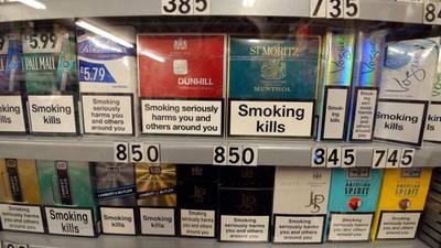 Plain cigarette packs back on UK political agenda
