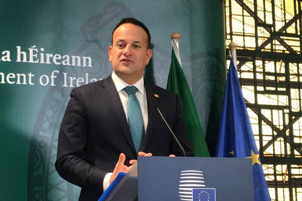 Leo Varadkar: ‘The alternative to this deal is a no-deal Brexit’
