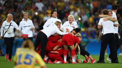 Germany take women’s soccer gold after beating Sweden