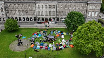 Trinity College encampment grows as public voice support for the occupation