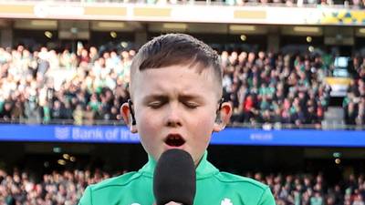Singing Ireland’s Call before Ireland rugby match was ‘best day’ of my life, says boy (8)