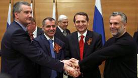 Russian lower house   votes  to bring in Crimea