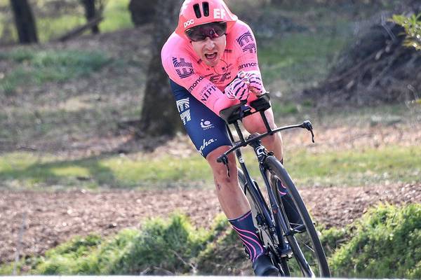 Bissegger pretty in pink after Paris-Nice time trial