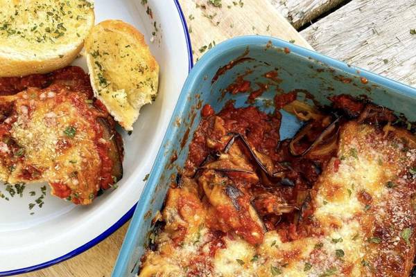 A lasagne with a difference: swap aubergine layers for pasta sheets