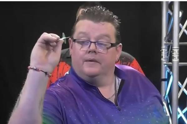 Irish darts player John O’Shea beaten by Michael Smith in first PDC ranking final