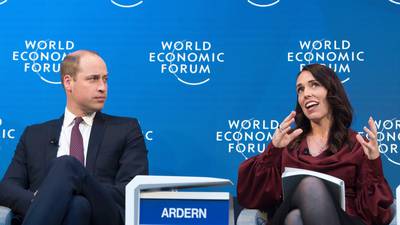 Davos Diary: Prince William and New Zealand PM target mental health