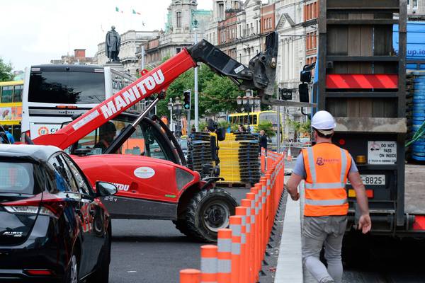 Traffic restrictions caused by Luas works end five days early