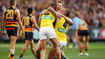 Tigers maul Crows to end long AFL title drought