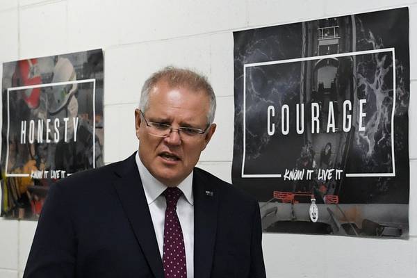 Australian PM Scott Morrison lambasted for party donation link in wildfire post