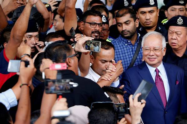 Malaysia’s former prime minister charged in corruption case