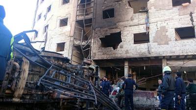 Damascus attacks kill at least 60 people near Shia shrine