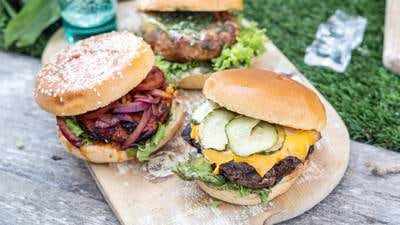 Licence to grill: three mouth-watering burgers to make at home