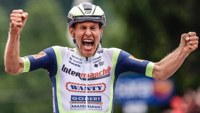 Dutch rider Taco van der Hoorn solos to Giro d’Italia stage win