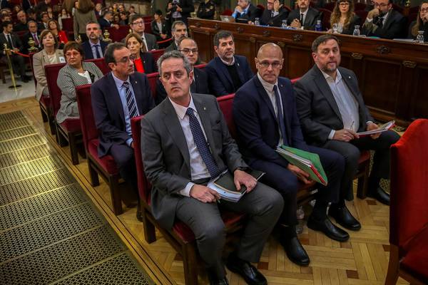 Trial of 12 Catalan leaders begins in Madrid
