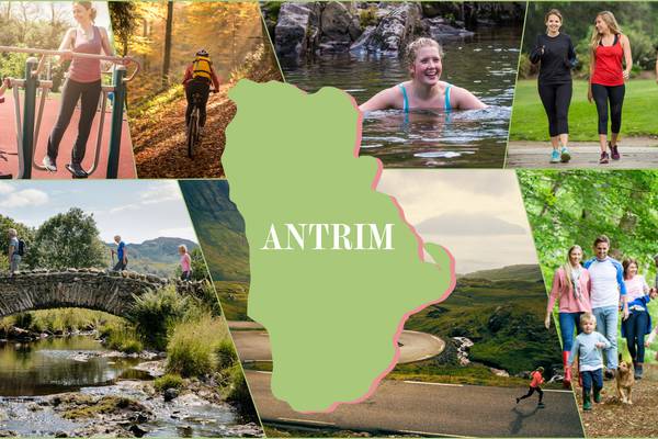 Co Antrim: one walk, one hike, one run, one swim, one cycle, one park and one outdoor gym