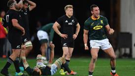 Heroic Springboks cling on to secure historic win over All Blacks