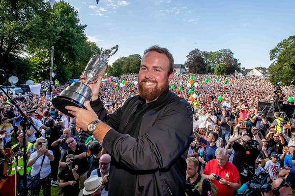 Shane Lowry: Emotional Offaly homecoming for ‘magic hands’
