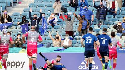 Leinster put on a show as fans make welcome return to the RDS