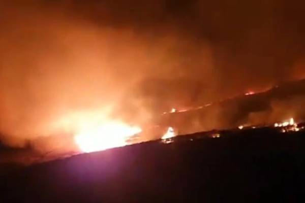Hill fire in Wicklow Mountains National Park threatens homes