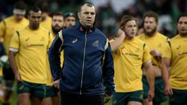 Michael Cheika not impressed by crucial calls against Ireland