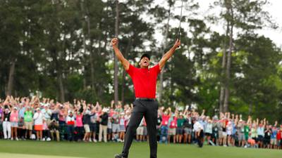 Tiger Woods returns to the top of the world at Augusta National