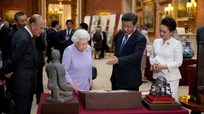 Steely comments as Chinese president’s state visit coincides with British job losses