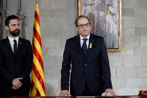 Spanish unionists concerned at new Catalan president’s intentions